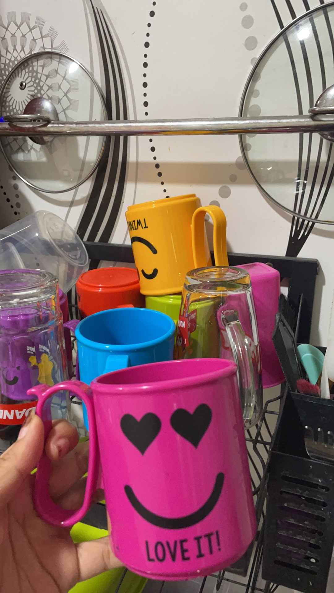 Emoticon & Micro Mug (1pcs) Gelas Tupwr