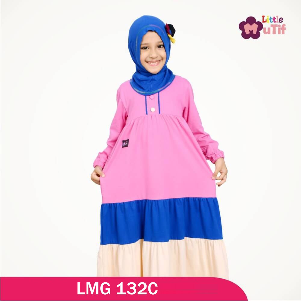 Baju Muslim Anak Little Mutif - Baju Gamis Anak - Busana Muslim Anak Perempuan