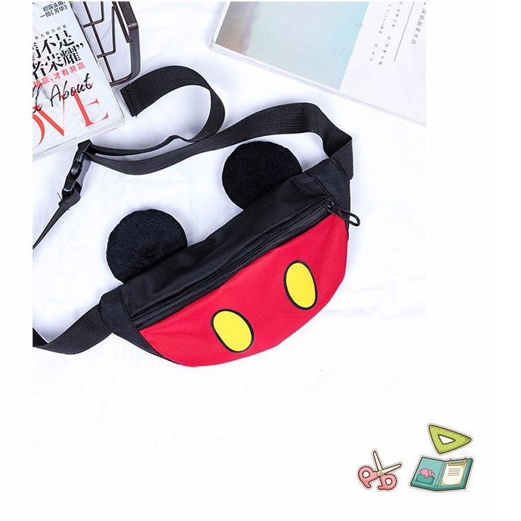 ❅ TAS PINGGANG ANAK/ TAS SLEMPANG IMPORT MODEL MICKEY MOUSE & MINNIE MOUSE KEREN ☂