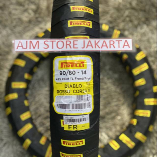 Pirelli Diablo Rosso Corsa 2 90/80-14 , 90/80-17 , 100/80-17, 110/70-17 Tubeless...