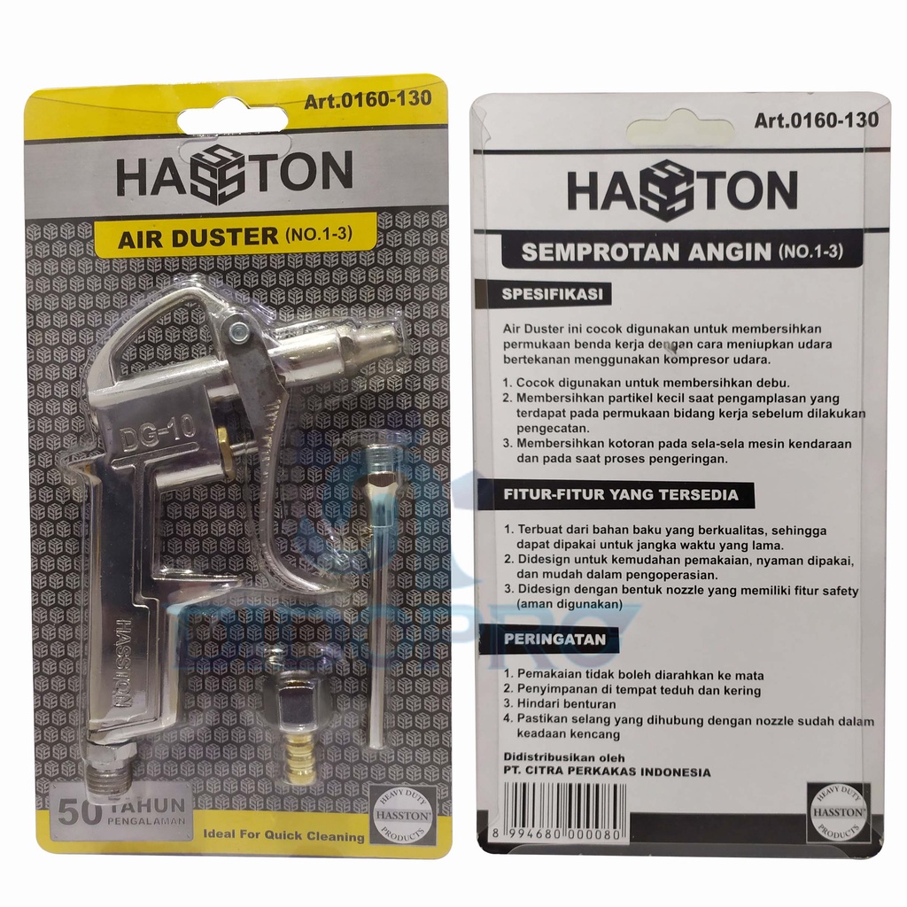 HASSTON PROHEX Air Duster DG-10-3 Blow Gun Besi / Semprot Angin