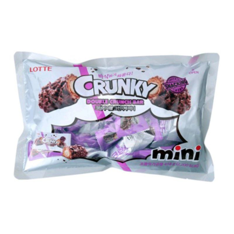 

LOTTE CRUNKY DOUBLE CRUNCH BAR KOREA