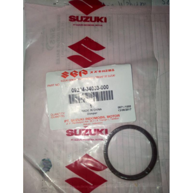 SEAL MOVABLE DRIVEN OIL SUZUKI SPIN SKYWAVE SKYDRIBE HAYATE NEX LETS ADDRESS (KATALOG NO 15) ORI SGP