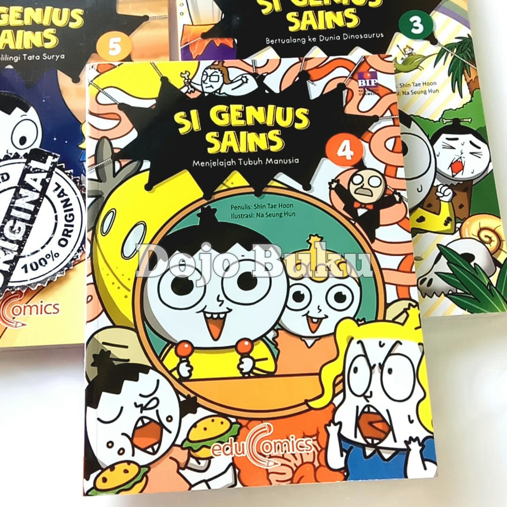 Si Genius Sains #4 : Menjelajah Tubuh Manusia By Shin Tae Hoon