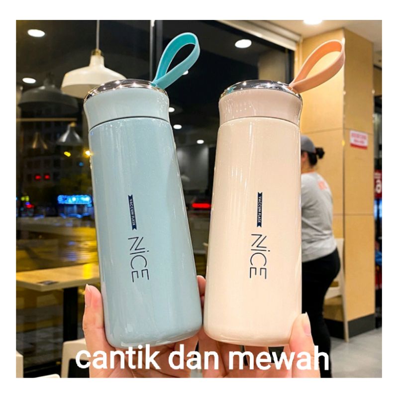 BISA COD botol minum  kaca nice 400ml