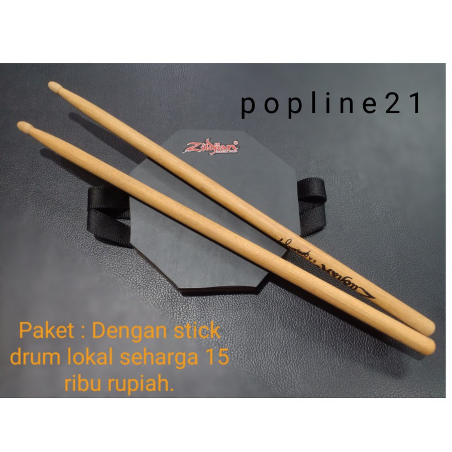 Drum Pad Karet 6 inch + Tali Paha