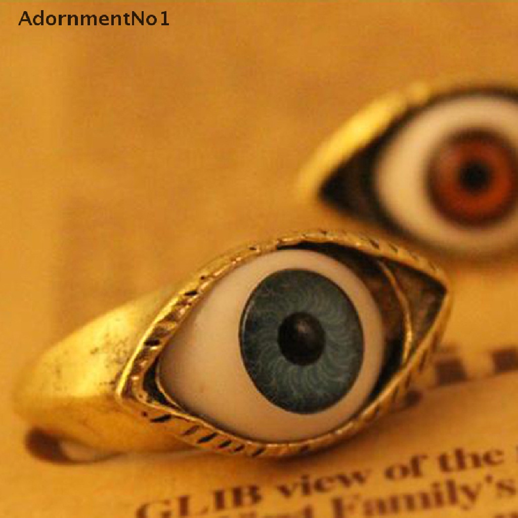 (AdornmentNo1) Cincin Mata Vampire Gaya Retro Vintage Punk Gothic Untuk Wanita