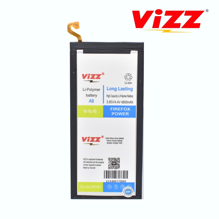 Baterai SAMSUNG GALAXY A9 Batre SAMSUNG A910 A9 PRO Baterai Vizz Original
