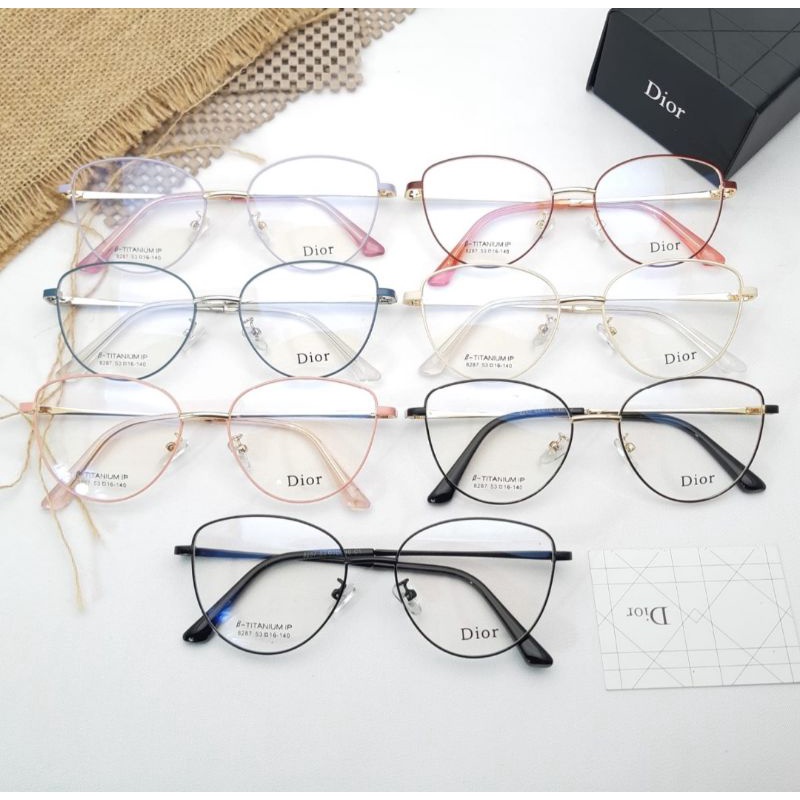 frame kacamata cat eye besi korean style