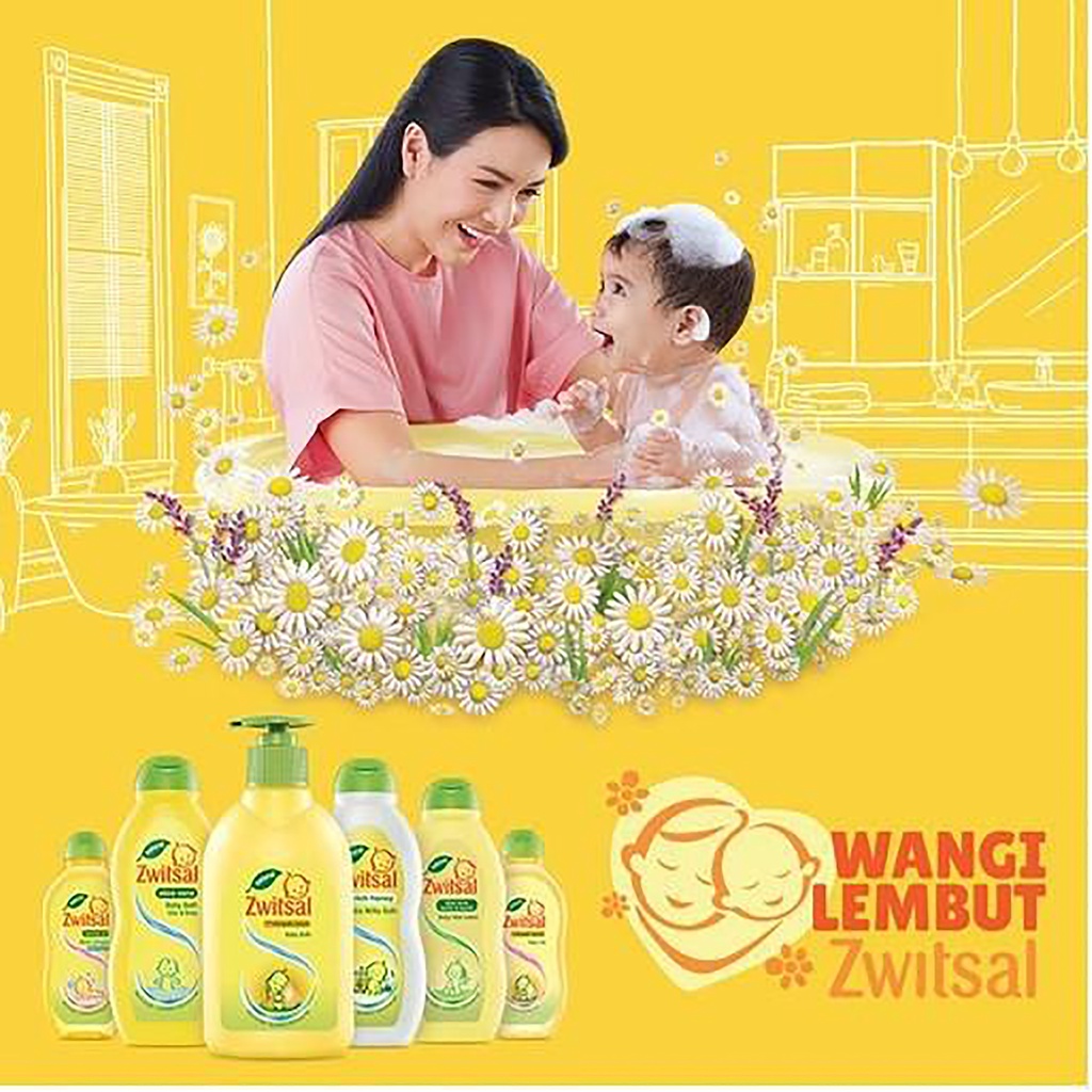 Zwitsal Natural Baby Milky Bath Rich Honey 250 ml - Sabun Cair Mandi Bayi