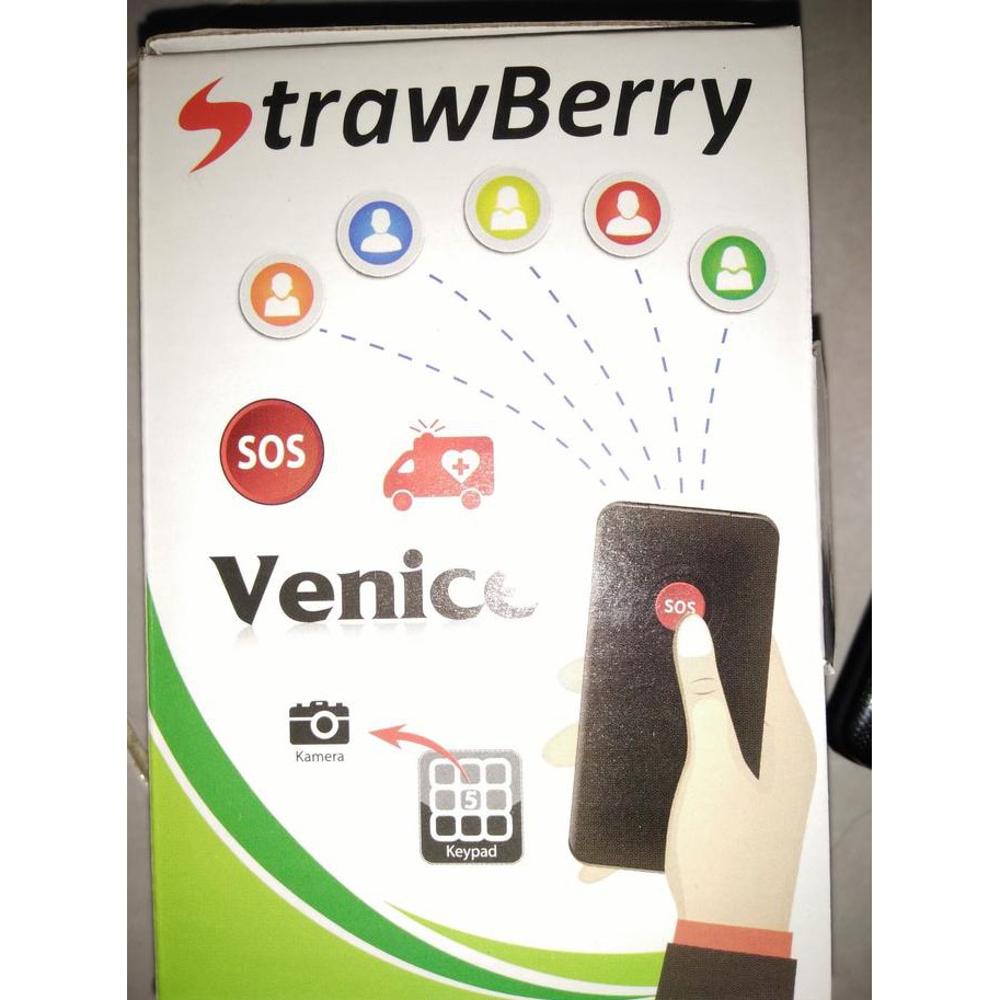 Hot Sale Handphone / Hp Strawberry St77 Venice Gsm-Gsm / Flip