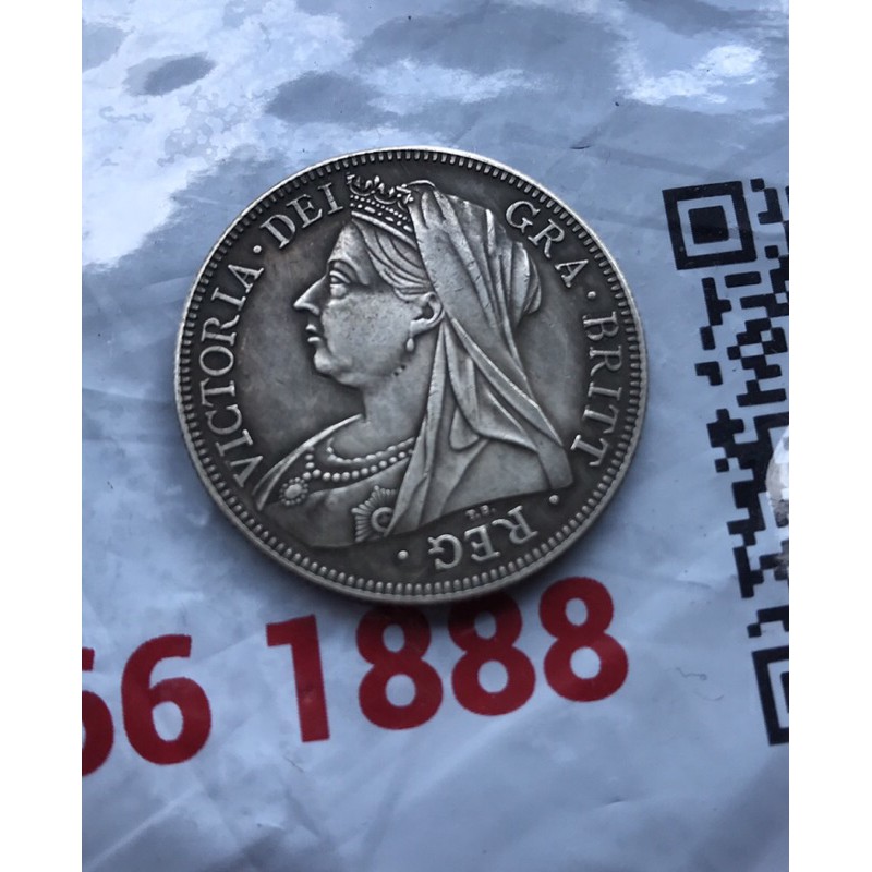 Koin Kuno Victoria Crown 1893