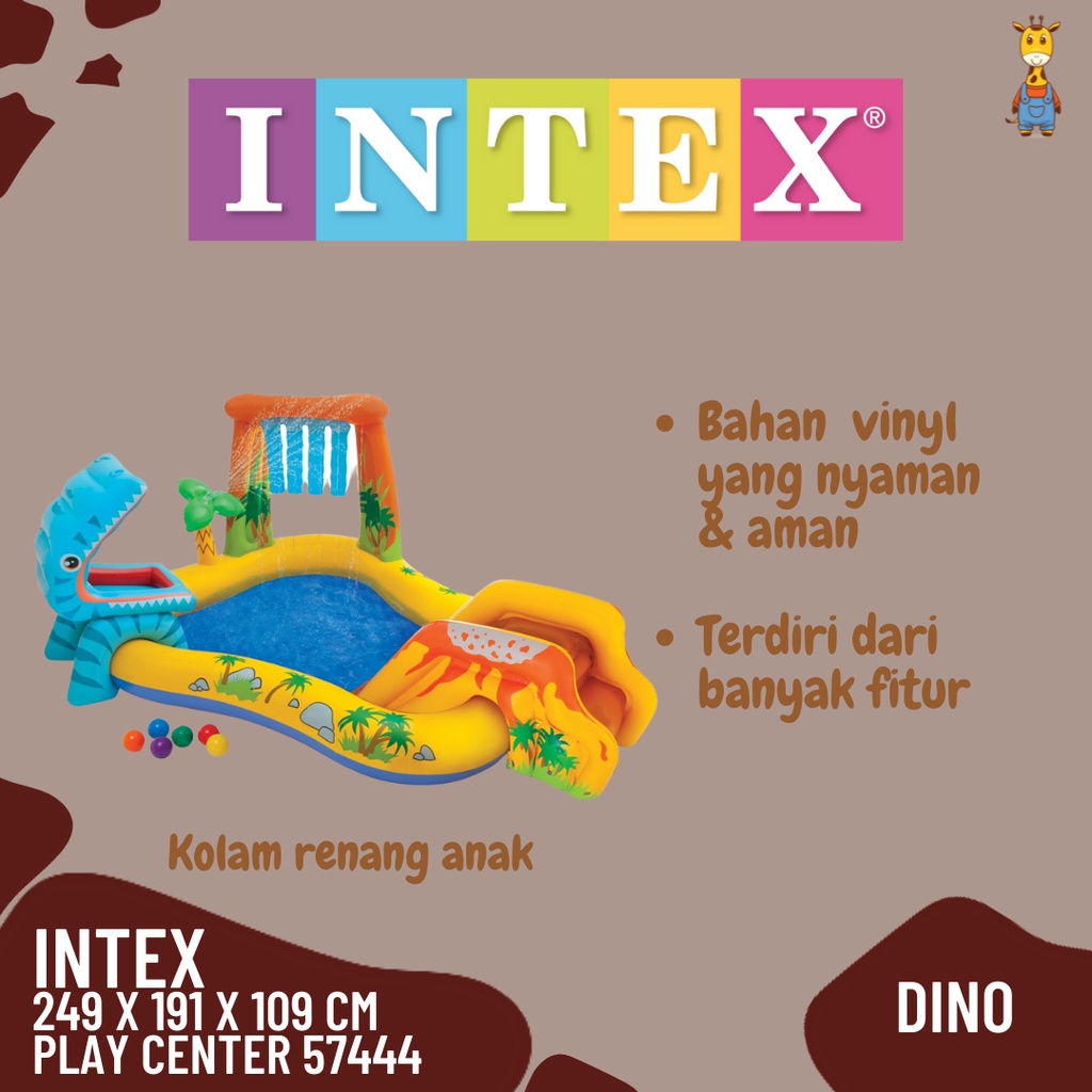 Intex 57444 Dino Play Center 249x191