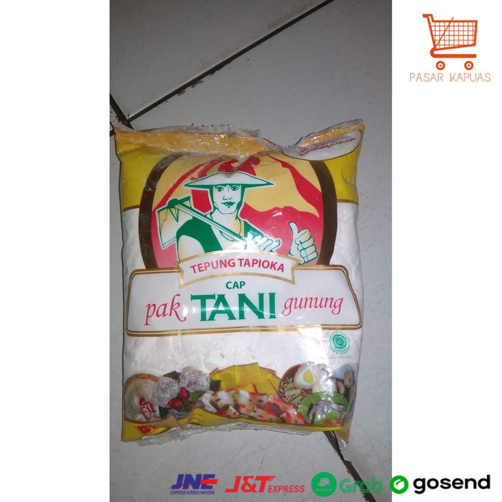 

[ COD ] tepung tapioka cap tani / tepung tani / tepung pempek 500 gr