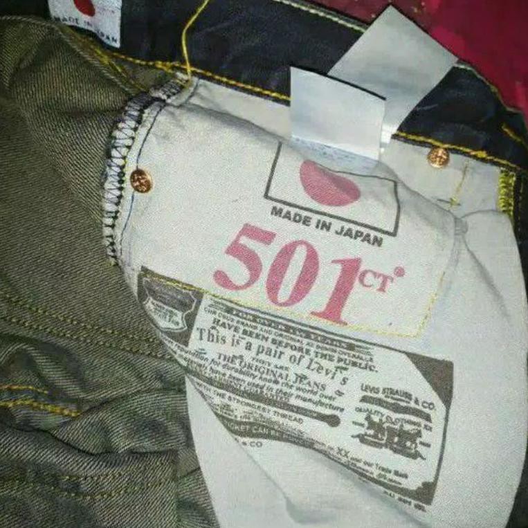 ORIGINAL(501) CELANA PRIA LEVI'S - CELANA LEVI'S 501 ORIGINAL BAHAN DENIM (KODE 4)