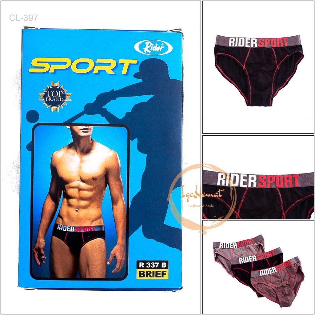 CELANA DALAM LAKI LAKI BRIEF RIDER S-L[CL397]