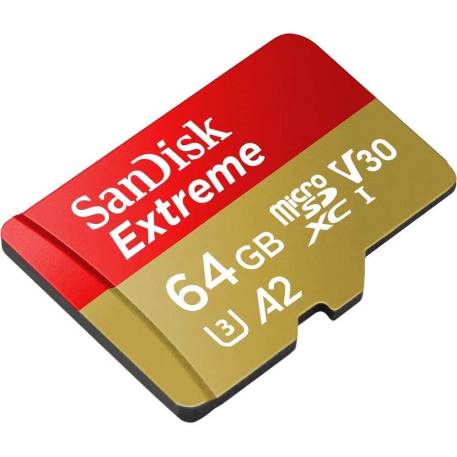 SanDisk Extreme microSDXC, SQXA2 64GB, V30, U3 Original