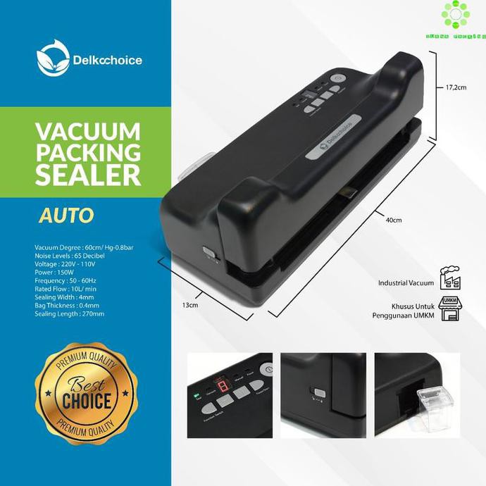MESIN VAKUM SEALER MAKANAN - MESIN VACUM / VACUUM SEALER MAKANAN - Delkochoice VSM