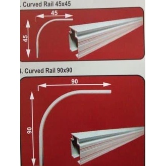 Tirai curtain rumah sakit gordyn tahan darah rel terbaru Gorden Rel