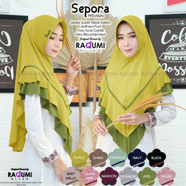 HIJAB INSTANT SEPORA ORI AHFILL / FARRAH ARJUNA HIJAB