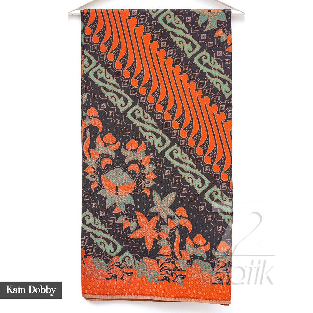 BAHAN BATIK PREMIUM Dobby Dobi Dobbi Dolbi Motif Parang Warna Orange Hitam Hijau 721279 Cap 72 Jarik Jarit Samping Kebat Panjang Batik Dobby Modern Premium Bahan Seragam Batik Pernikahan Kantor Keluarga Murah Kamen Jadi Batik Bali Lembaran