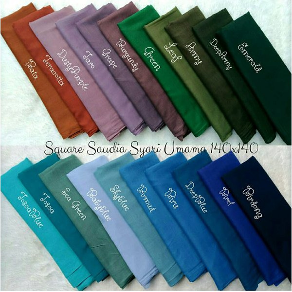 Terbaru Hijab Jilbab Kerudung Katun Polos Umama Jumbo Murah Uk 140x140
