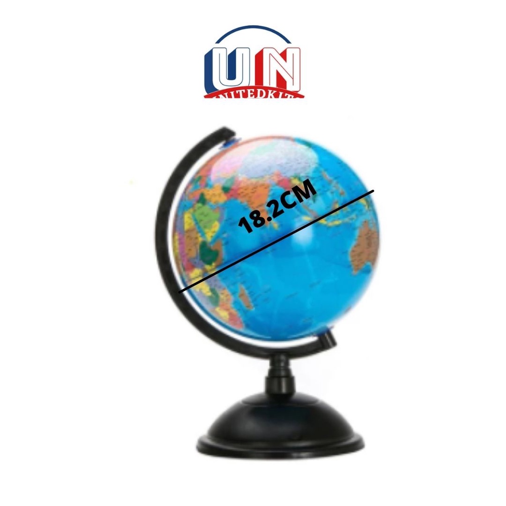 

GLOBE PETA DUNIA AKRILIK / GLOBE AKRILIK UKURAN 18.2 CM UNITEDKITS