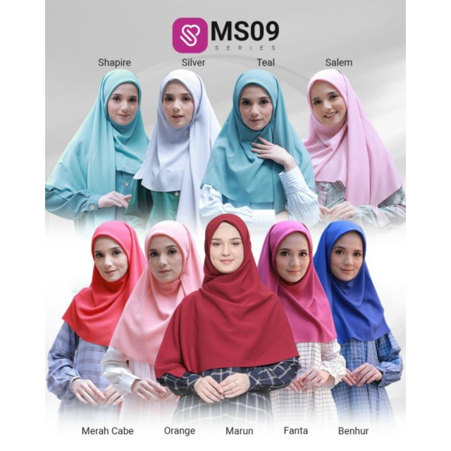 JILBAB SEGIEMPAT | MS09 SEGIEMPAT MUNIRA HIJAB SEGIEMPAT BAHAN BUBBLE CREPE PINGGIRAN LASER CUTTING 