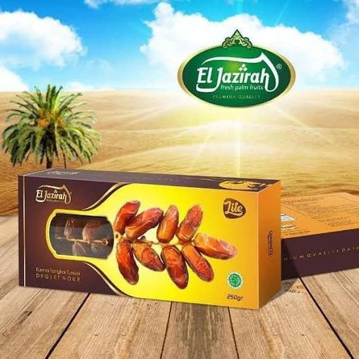 

Kurma Tunisia Tangkai Premium El Jazirah 250 gram (Exp. Jan 2026 )