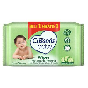 Tisu basah Cussons Baby Wipes (2pcs)