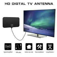 ANTENA TV DIGITAL INDOOR DVB-T2 4K HIGH GAIN 25DB PENANGKAP SINYAL CHANNEL DALAM RUANGAN TELEVISI