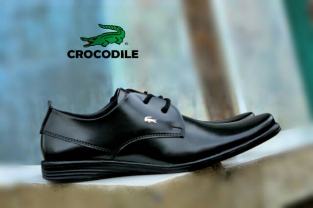 Top Seller☆ TOOS VAS Sepatu Pria Crocodile Pantofel Tali Pendek Kulit Swedian Formal Kerja
