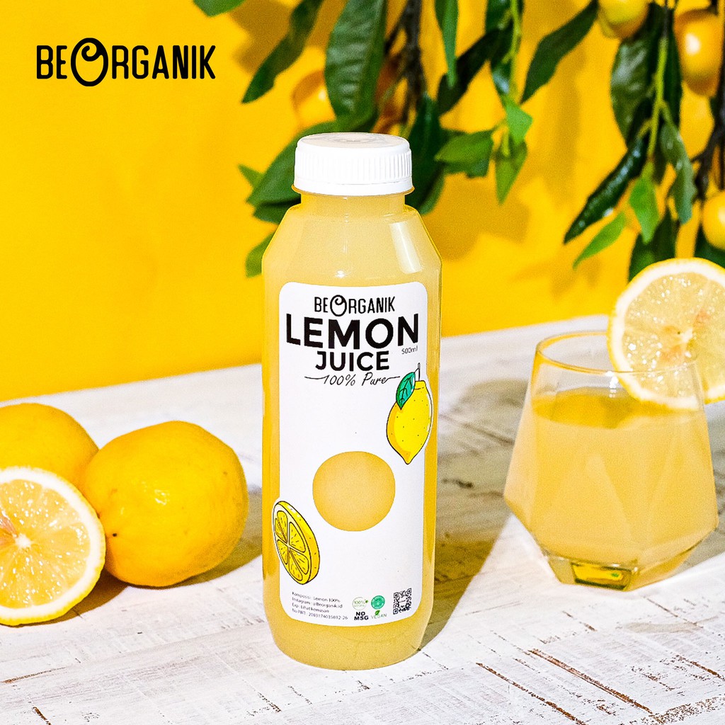 

100% Sari Lemon Beorganik /Air Lemon Murni