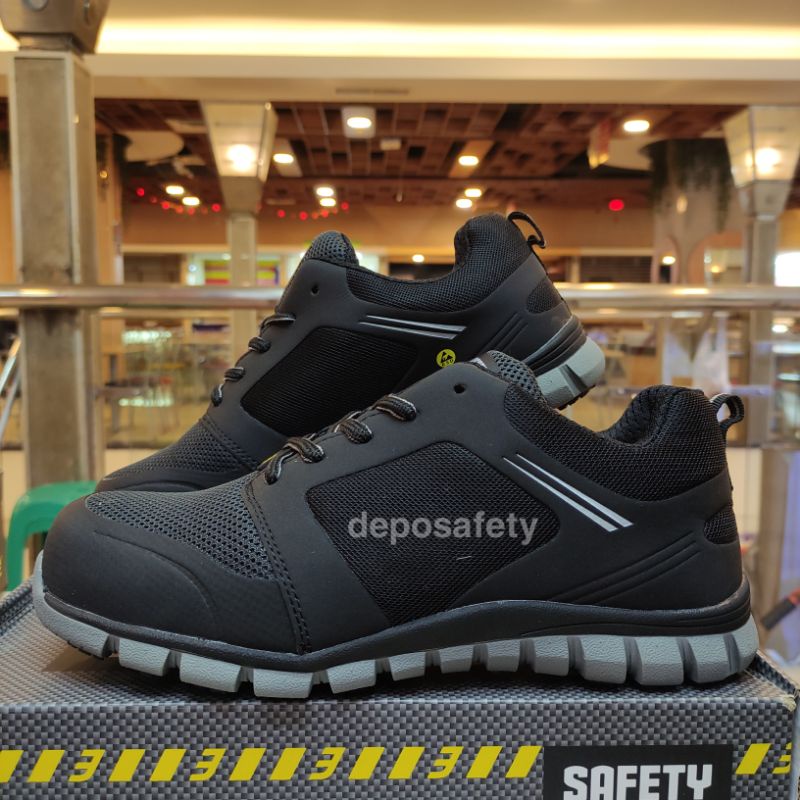 Sepatu Safety Jogger Ligero Hitam Original 100% - Safety Shoes JOGGER LIGERO Black