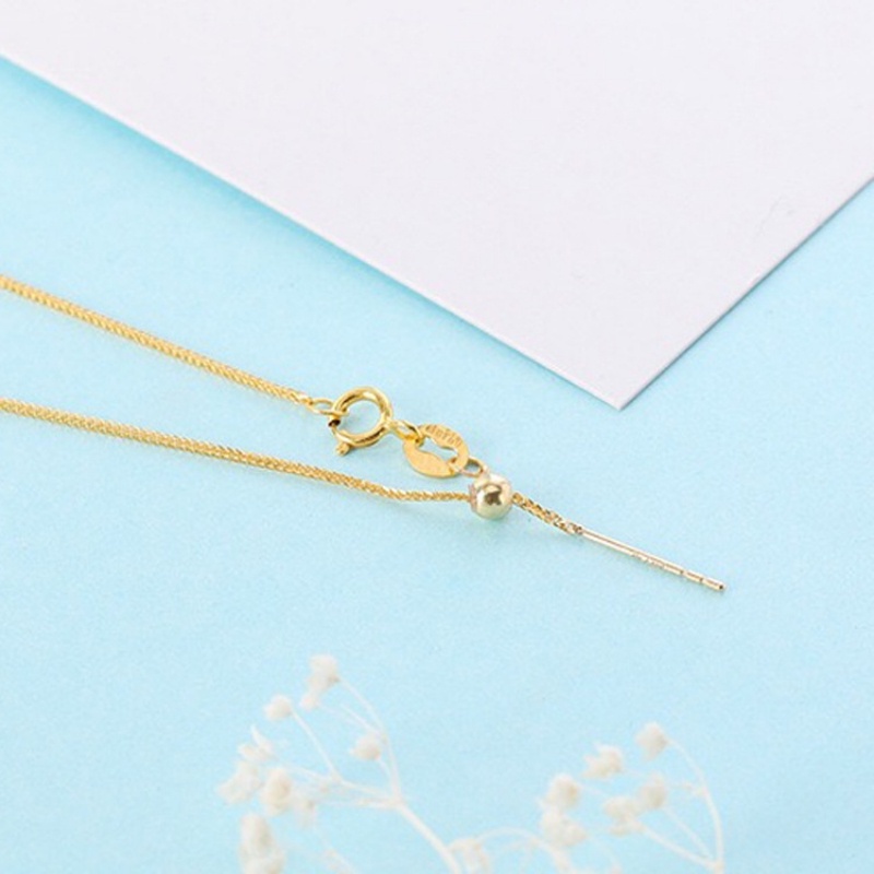 925 Rantai perak murni  menemukan bola Kalung DIY Aksesoris Spiga/Rantai Gandum Warna Yang Berbeda/Panjang DIY Rantai