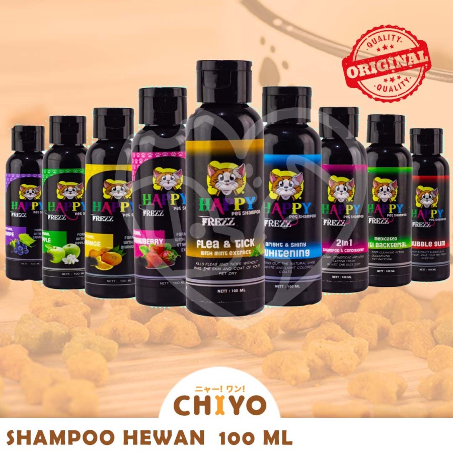 SHAMPO HEWAN HAPPY FREZZ 100ML [ SHAMPOO ANJING KUCING ]