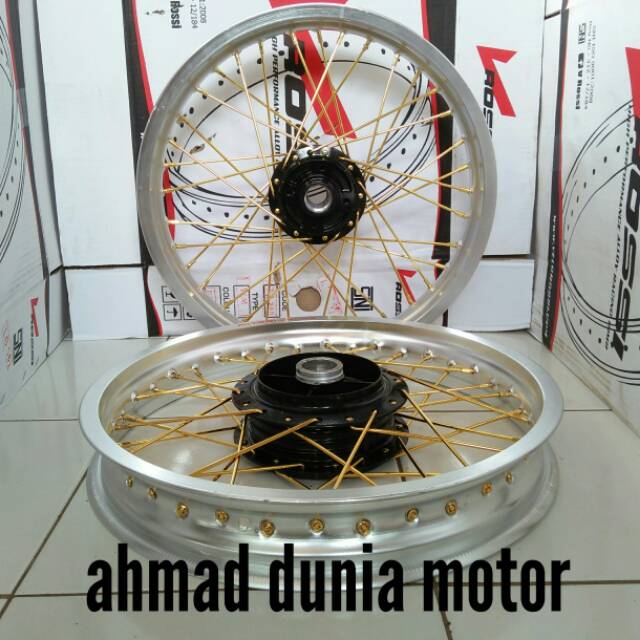 Velg jari jari rx king tapak lebar ring 17 tromol orginal.