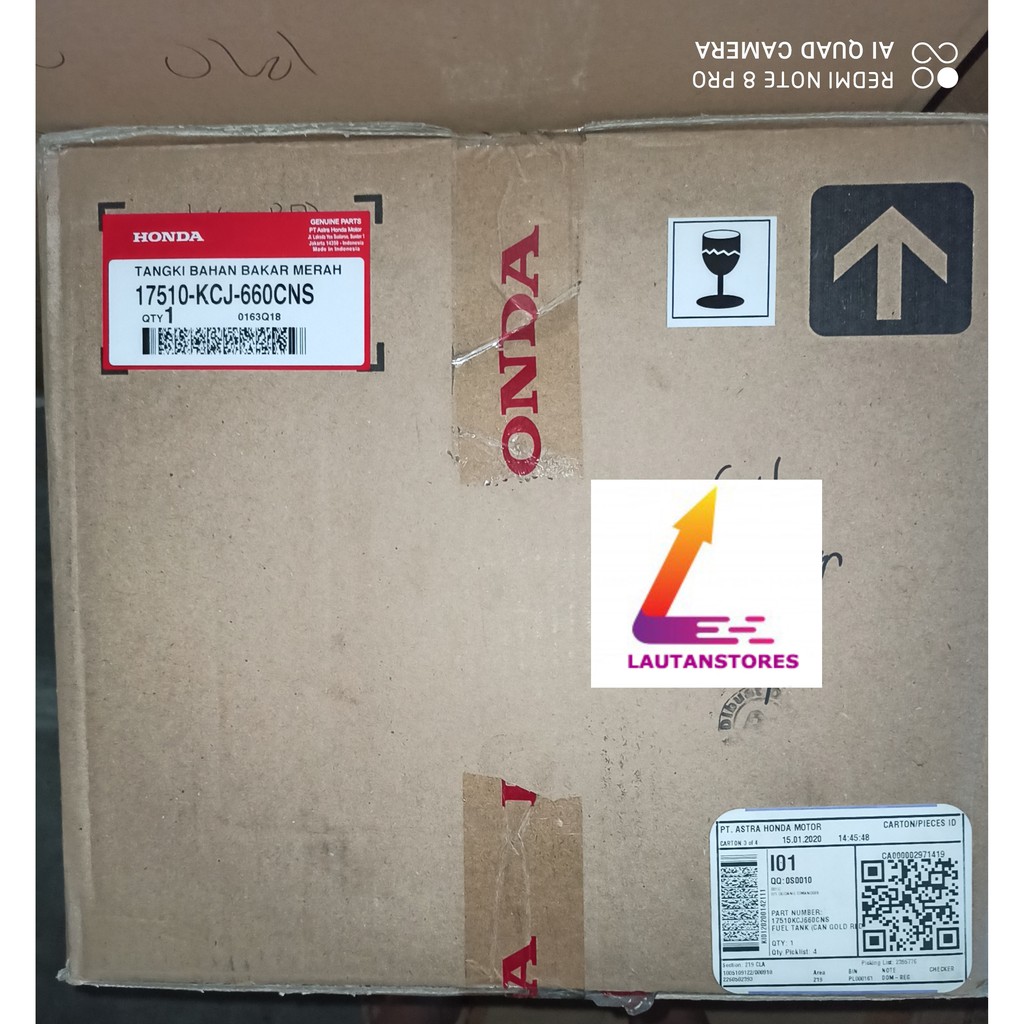 17510-KCJ-660CNS  Tangki Bensin TIGER REVO (MERAH)