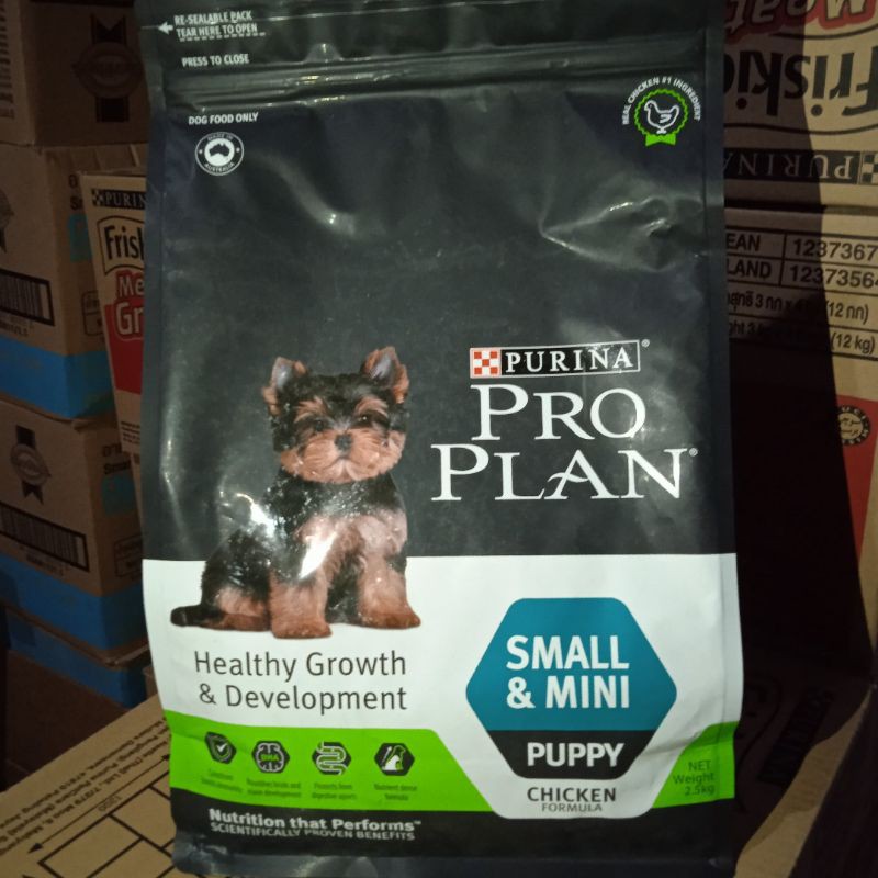 Proplan Small &amp; Mini Puppy Health Growth &amp; Development Chicken 2,5kg / Pro Plan Dog food