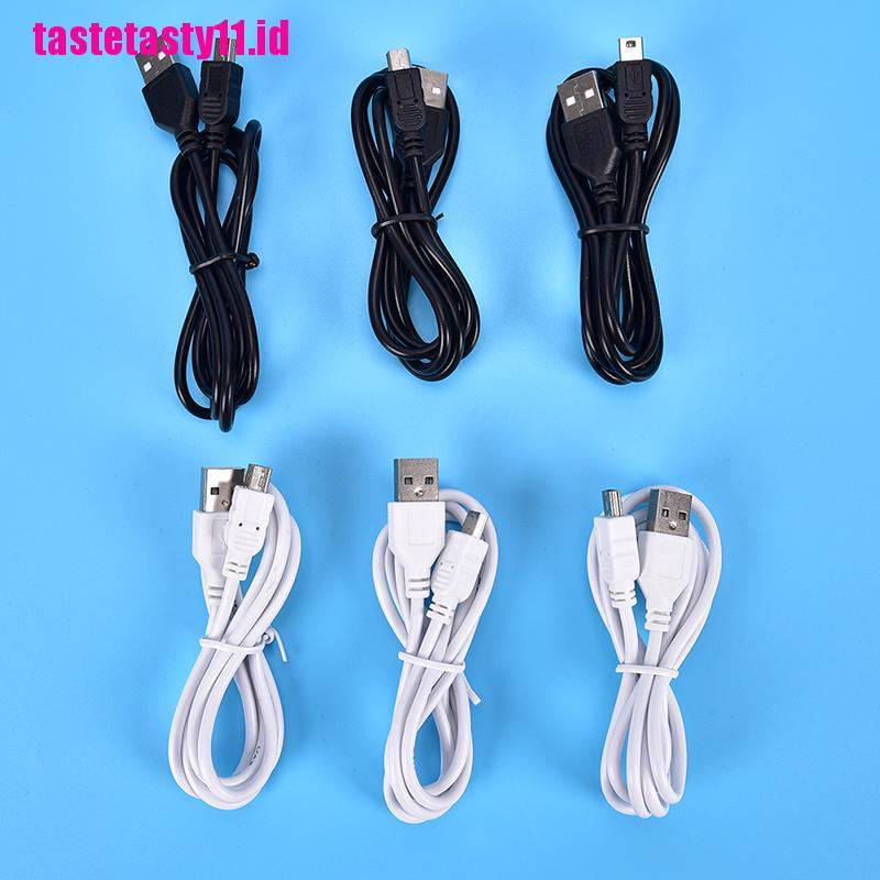 【TTID】1m Long MINI USB Cable Sync &amp; Charge Lead Type A to 5 Pin B Phone Charger