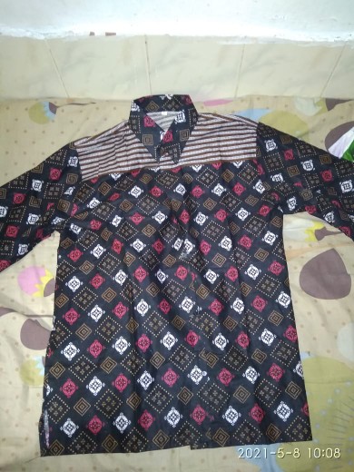 New Arrival Distro Batik Pria Bordir Sogan Hrb026 Batikaf Notoarto Batik Ipnu-ippnu Hem Pria Bel
