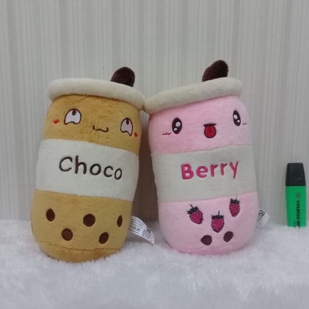 Boneka Minuman Boba Cokelate 20cm/Boneka Boba/Boneka Terbaru/Boneka milk Tea Babble