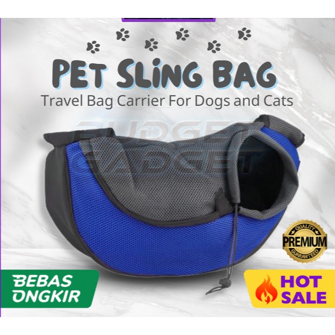 Tas Selempang Anjing / Kucing Pet Carrier Size L