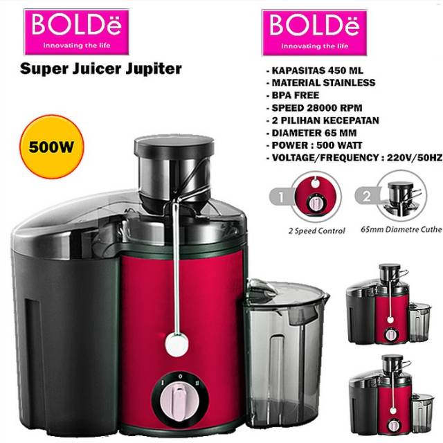 BOLDe Super Juicer Jupiter - Pengejus - Blender Buah