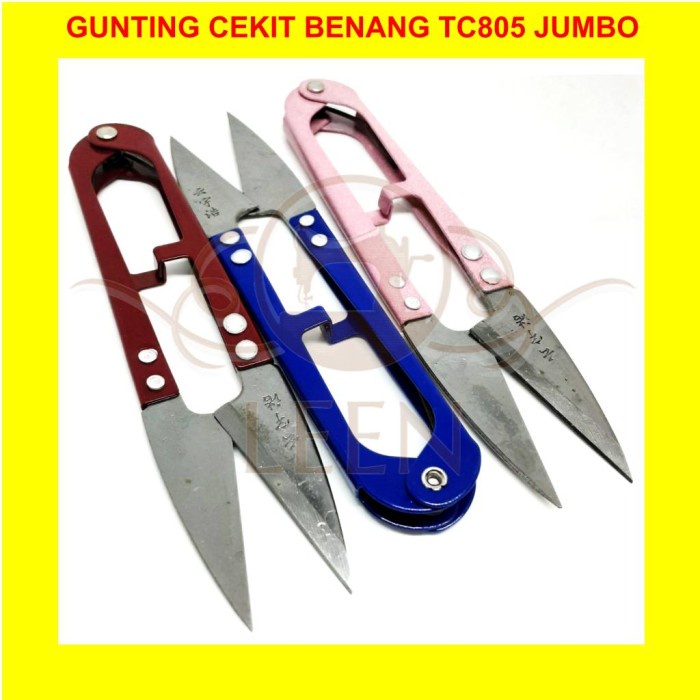 Gunting Cekit Pemotong Benang JUMBO Besar TC 805 XL Cekris LEEN