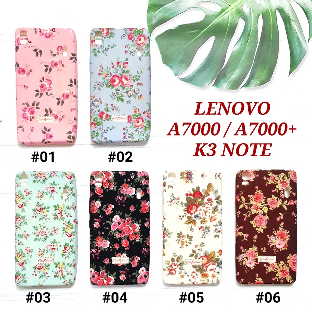 LENOVO K6 K4 NOTE A7010 A6000 A6000 PLUS A6010 A6010 PLUS A7000 A7000 PLUS K3 NOTE A7700 A7700 PLUS - CK FLOWER Soft Case Glow In The Dark