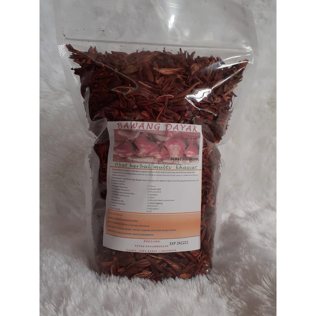 

bawang dayak kering 1 kg murah bonus 1 bungkus kemasan 50gram