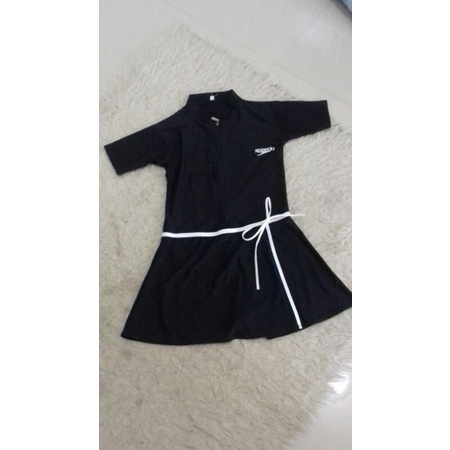 Baju renang wanita rok speedo hitam