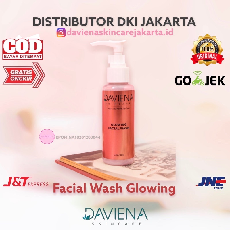 FACIAL WASH GLOWING SERIES DAVIENA SKINCARE