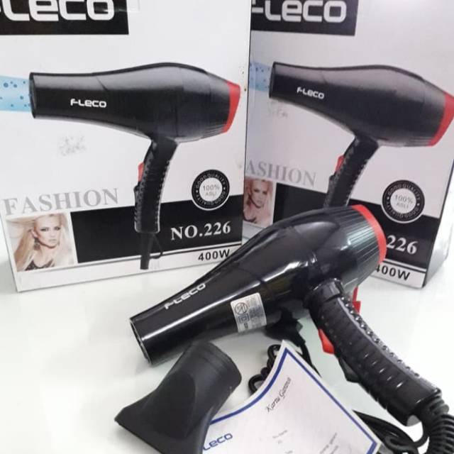 Hair Dryer Fleco 226 400W Pengering Rambut Fleco 226 400W Original